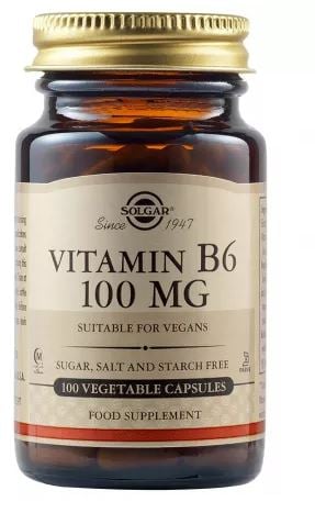 Vitamina b6 100mg 100cps - Solgar