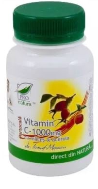 Vitamina c 1000mg maces&acerola-portocala 60cpr - Medica