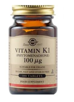 Vitamina k1 100mcg 100cpr - Solgar