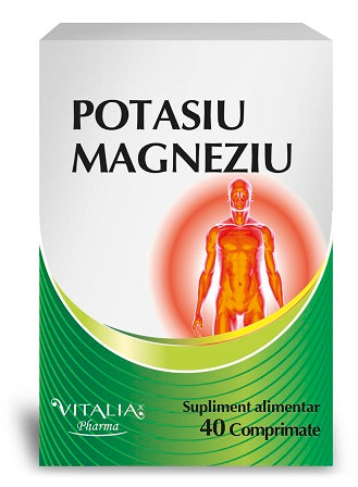 Potasiu si Magneziu, 40 cpr-VITK.00013