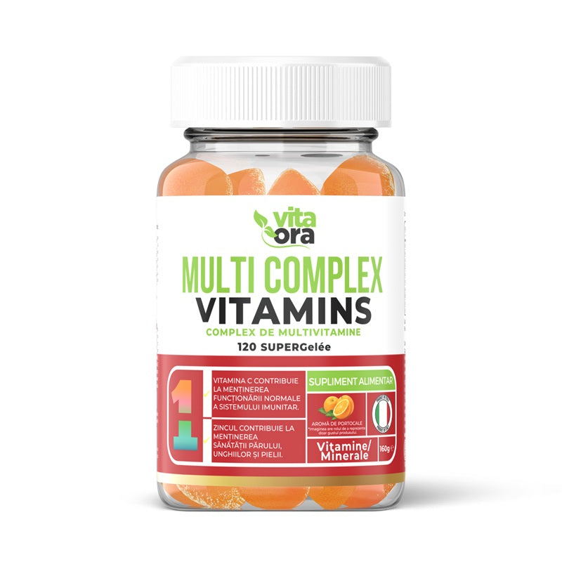 Multi complex vitamins portocale 120jeleuri - Vita Ora