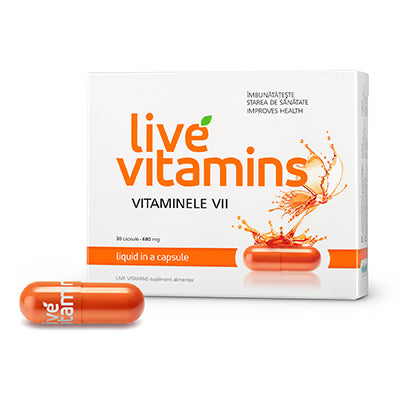 Live vitamins 30cps - Vitaslim