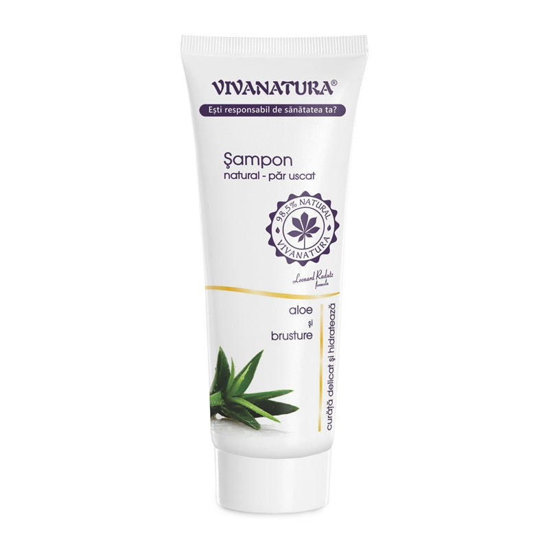 Sampon par uscat cu aloe&brusture 250ml - Vivanatura