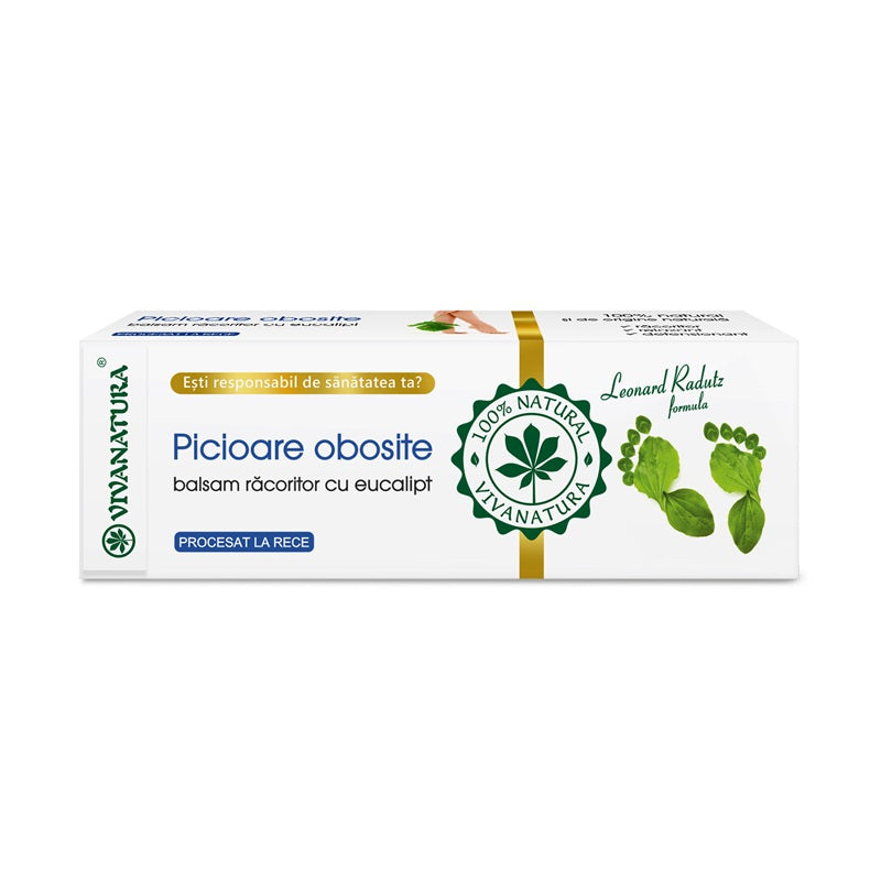 Picioare obosite- balsam racoritor 75 ml - Vivanatura