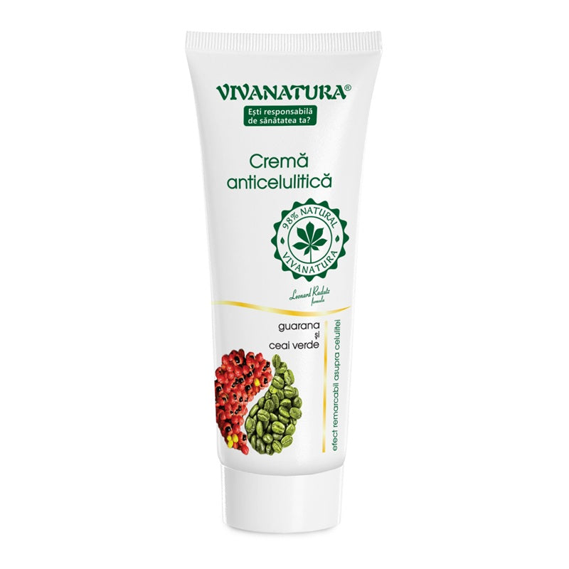 Crema anticelulitica guarana&ceai verde 250ml - Vivanatura