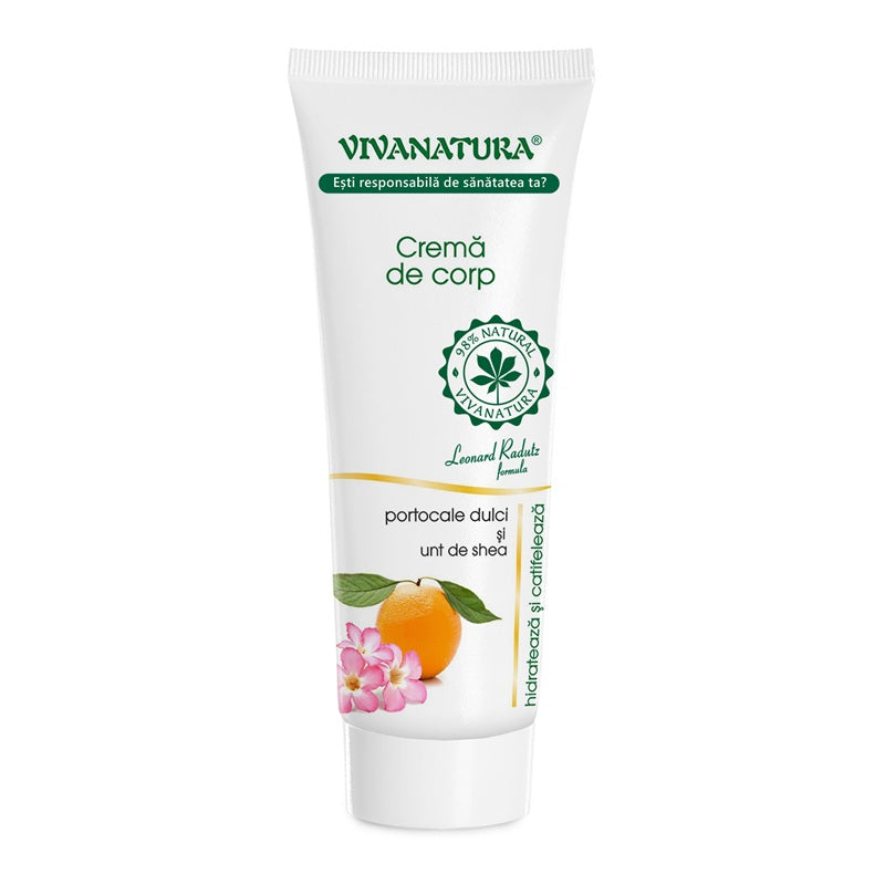 Crema corp portocale dulci&unt de shea 250ml - Vivanatura