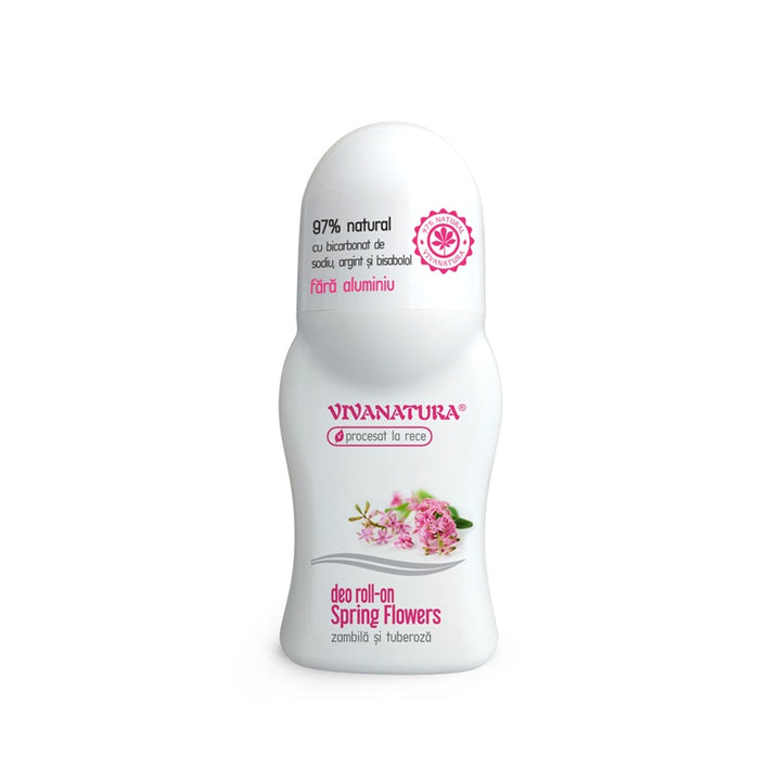 Deo roll-on spring flowers zambila&tuberoza 50ml - Vivanatura