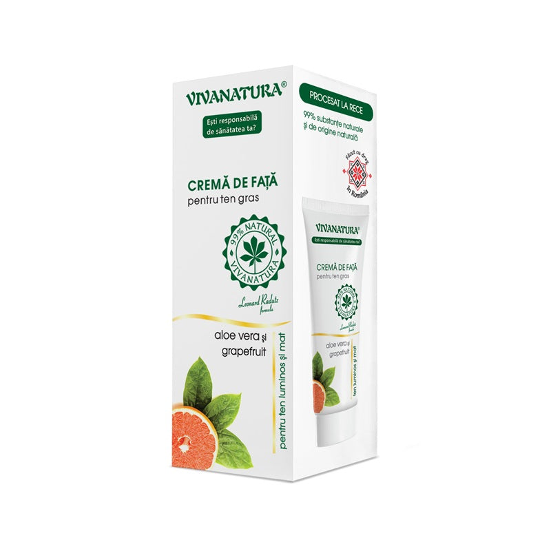 Crema fata pt.ten gras 75ml - Vivanatura
