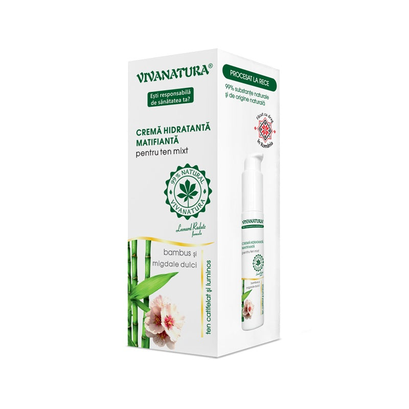 Crema hidratanta matifianta pt.ten mixt 45ml - Vivanatura
