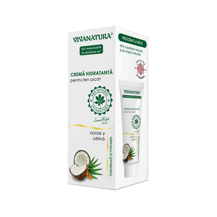 Crema hidratanta pt.ten uscat 75ml - Vivanatura