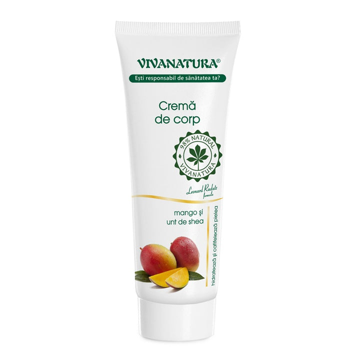 Crema corp cu mango & unt de shea 250ml - Vivanatura