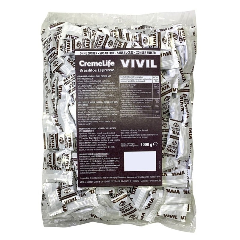 Vivil creme life brasilitos fara zahar 1kg - Vivil