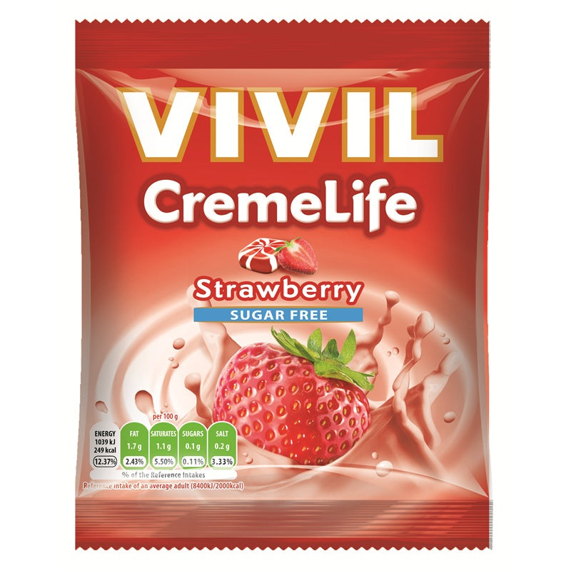 Vivil creme life capsuni fara zahar 60gr - Vivil