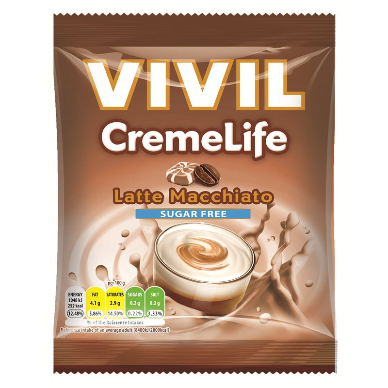 Vivil latte macchiato fara zahar 60gr - Vivil