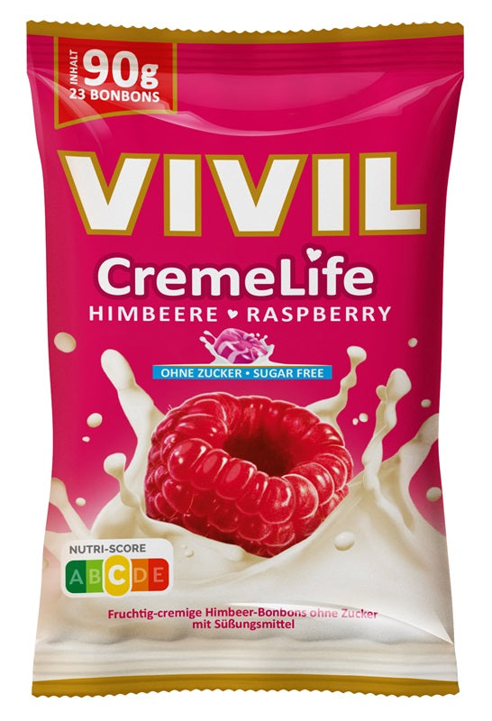 Creme Life zmeura, fara zahar Vivil, 90 gr-VIVI.00074