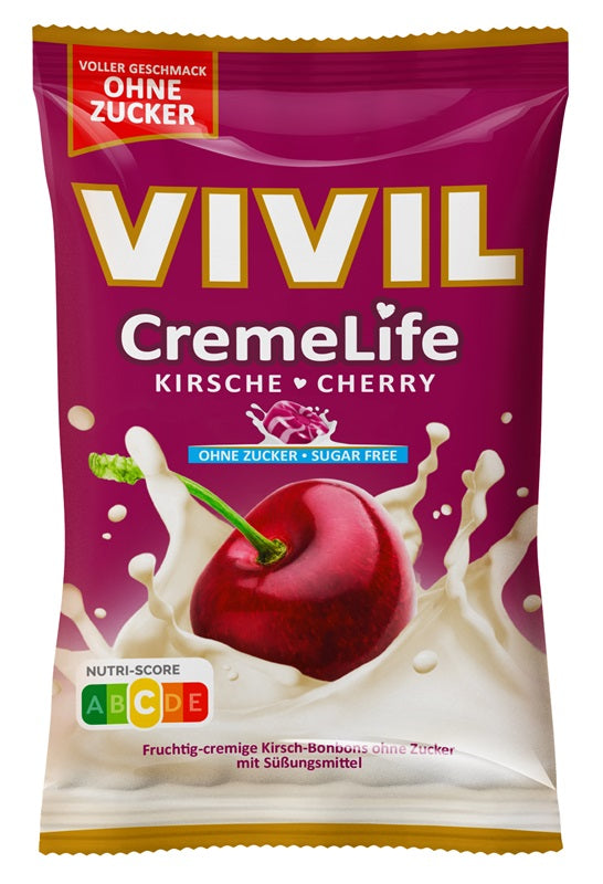 Creme Life cirese, fara zahar Vivil, 90 gr-VIVI.00076