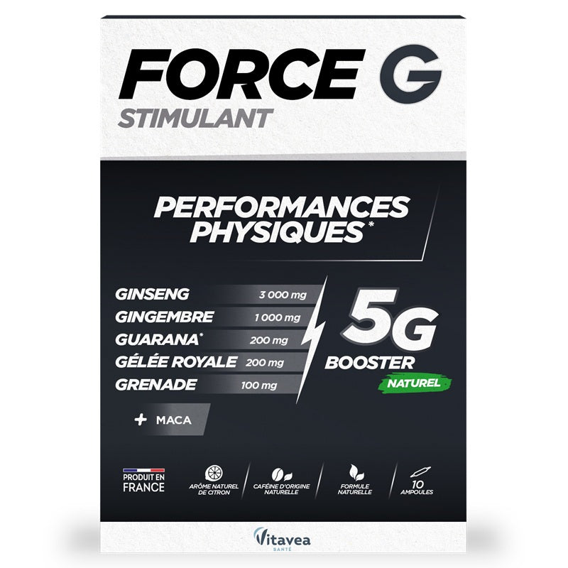 Force g stimulant 10ml*10fiole buvabile - Vitavea