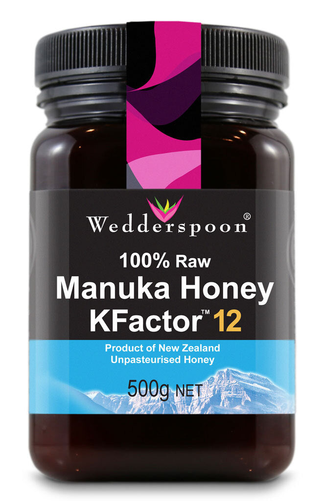Miere de manuka kfactor 12 500gr raw - Wedderspoon