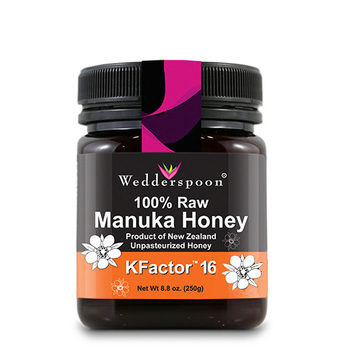 Miere de manuka kfactor 16 250gr raw - Wedderspoon