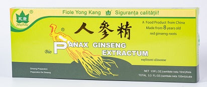Ginseng Panax, 10 fiole × 10 ml (YK)-YONG.00013