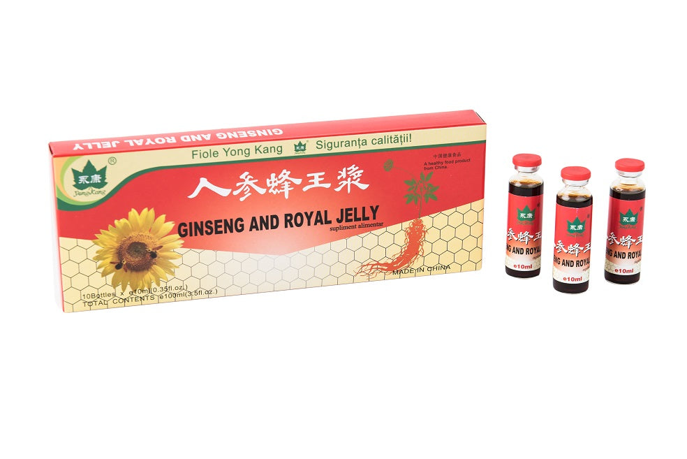 Ginseng+royal jelly yk 10ml*10fiole - Yong Kang