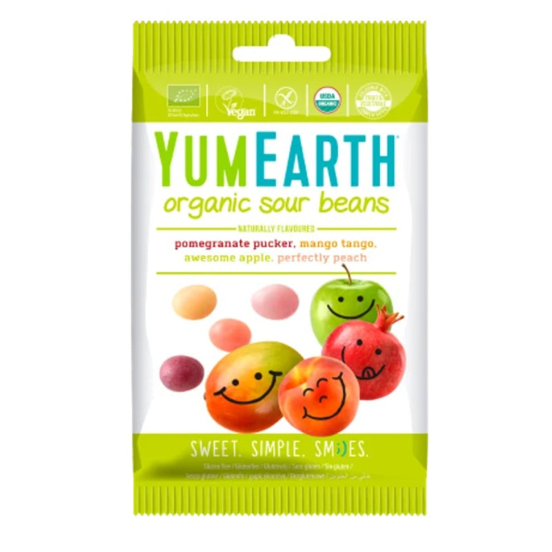 Drajeuri acrisoare bio fara gluten 50gr - Yumearth