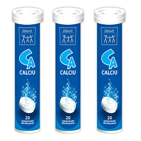 Calciu, 20 comprimate efervescente-ZDRO.00032