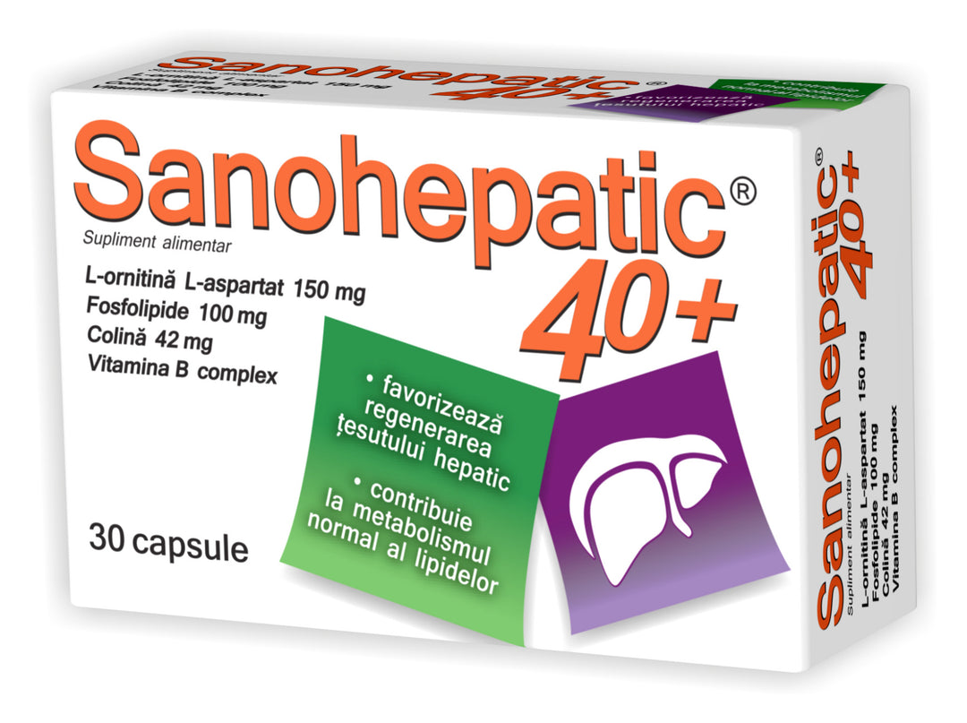 Sanohepatic 40+ 30cps - Zdrovit