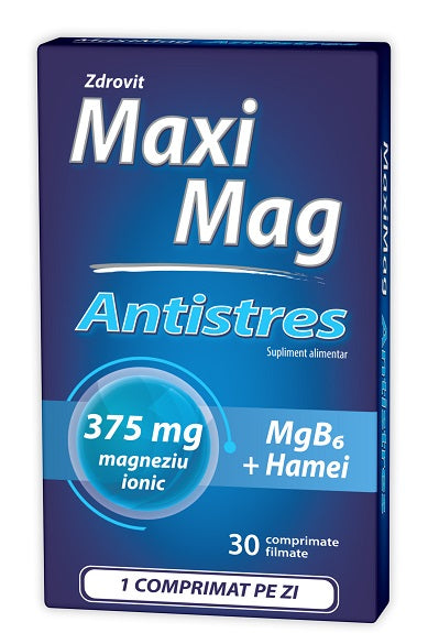 Maximag antistres 30cpr - Zdrovit