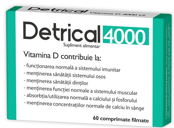 Detrical D3 4000 UI, 60 comprimate-ZDRO.00512