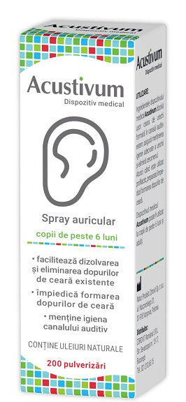 Acustivum, spray auricular, 20 ml-ZDRO.00514