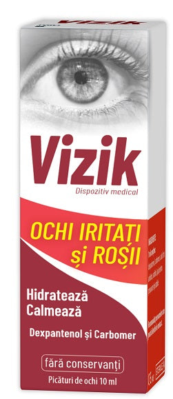 Vizik ochi iritati si rosii 10ml - Zdrovit