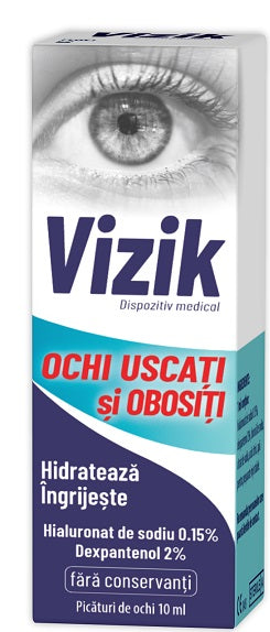 Vizik ochi uscati si obositi 10ml - Zdrovit