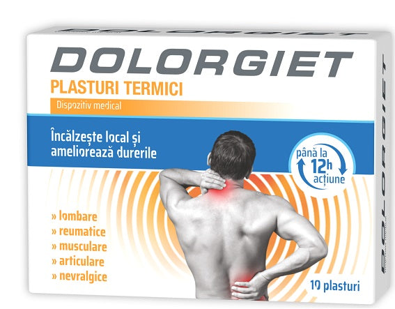 Dolorgiet plasturi termici 10buc - Zdrovit