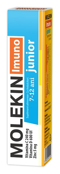 Molekin Imuno Junior 7–12 ani, 20 comprimate efervescente-ZDRO.00642
