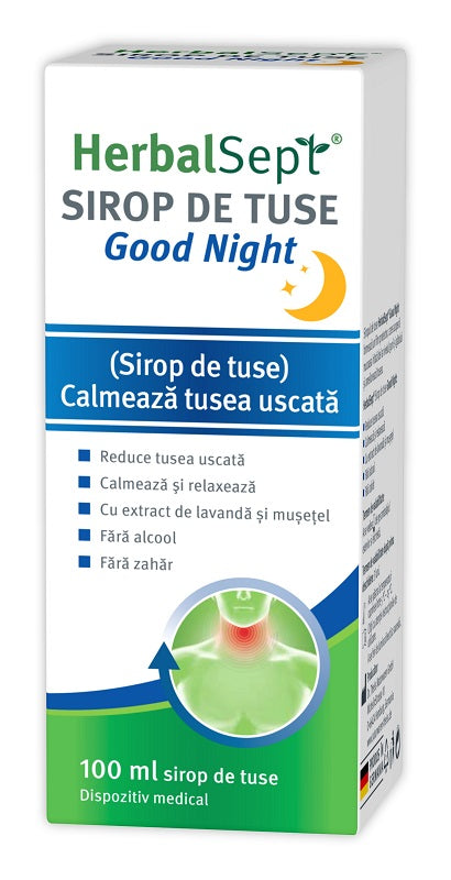 Herbalsept Good Night, sirop de tuse, 100 ml-ZDRO.00646