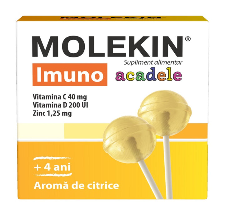 Molekin Imuno, +4 ani, aroma citrice, 12 acadele-ZDRO.00665