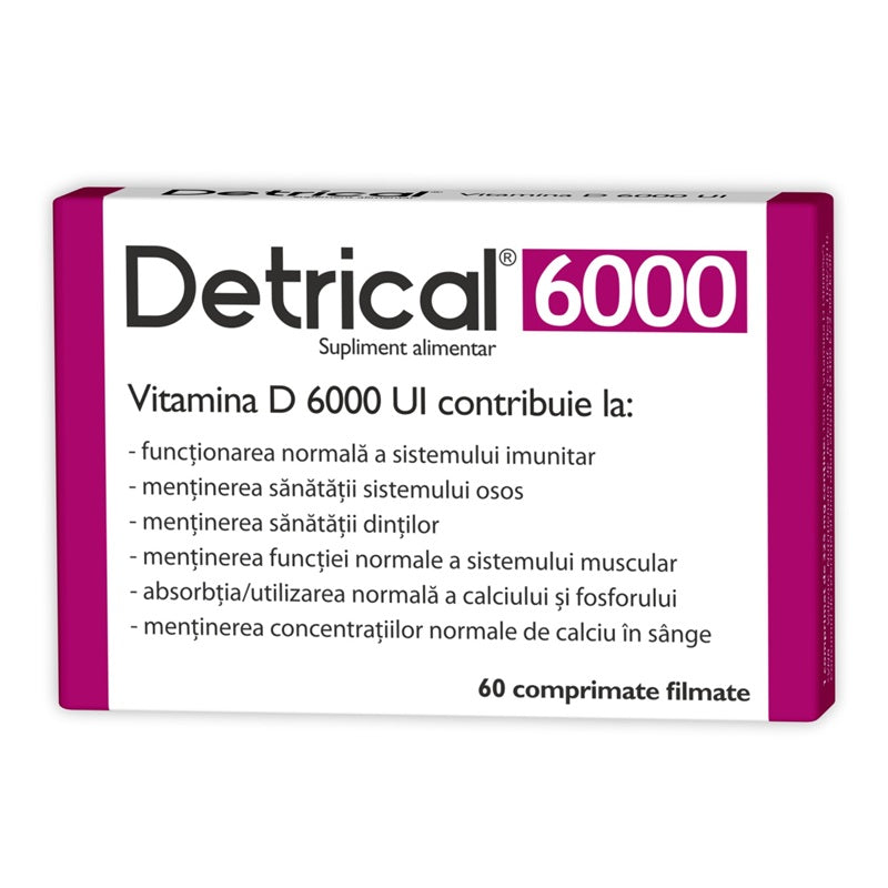 Detrical d3 6000ui 60cpr filmate - Zdrovit