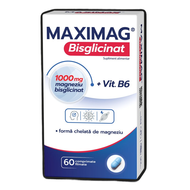 Maximag bisglicinat 60cpr - Zdrovit