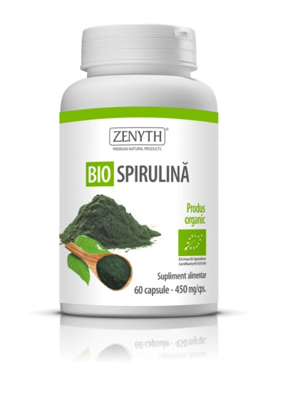 Spirulina 450 mg (Bio), 60 cps-ZENY.00056