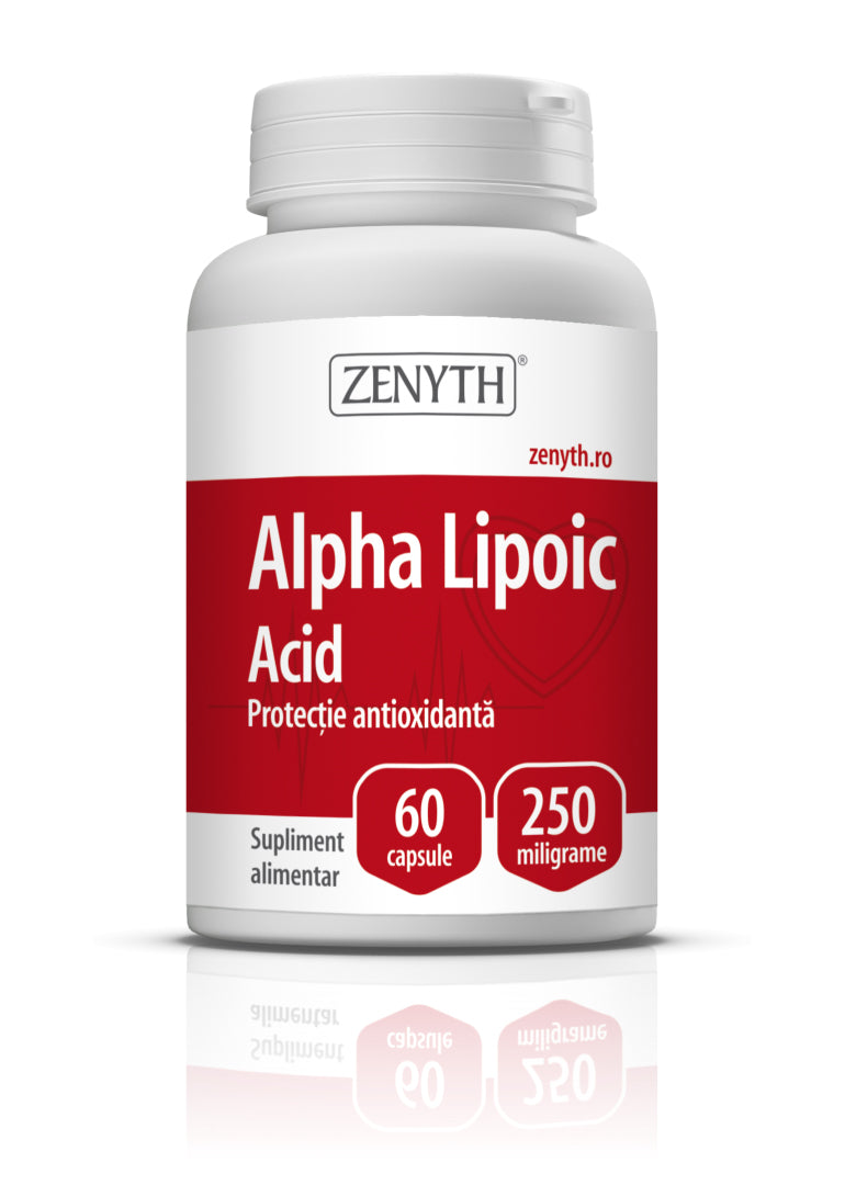 Alpha lipoic acid 60cps - Zenyth Pharmaceuticals