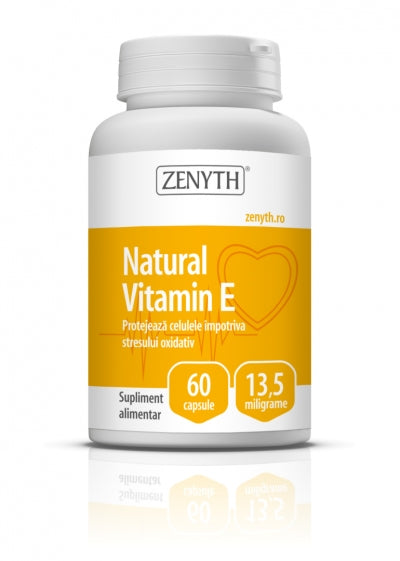 Natural vitamin e 60cps - Zenyth Pharmaceuticals