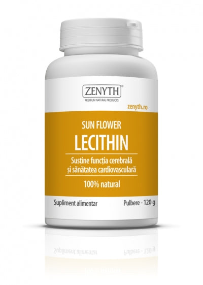 Sun Flower Lecithin, pulbere, 120 gr-ZENY.00077