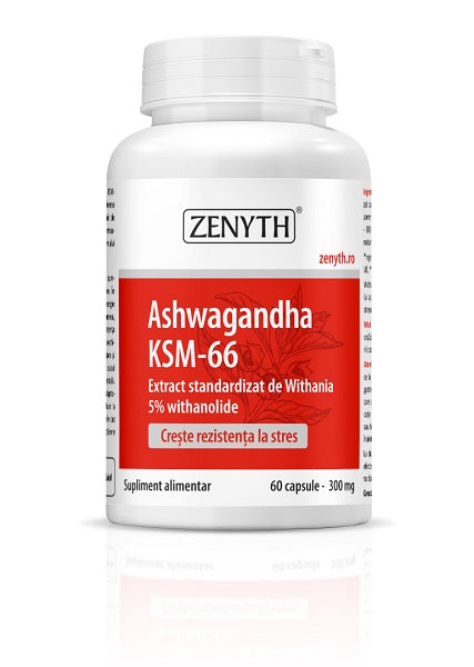 Ashwagandha ksm-66 300mg 60cps - Zenyth Pharmaceuticals