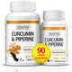 Curcumin & piperine 90cps la pret de 60cps - Zenyth Pharmaceuticals
