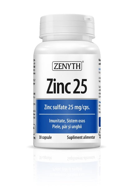 Zinc 25mg 30cps - Zenyth Pharmaceuticals