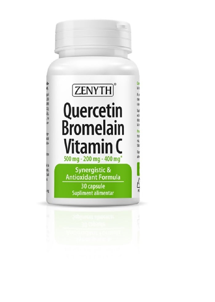 Quercetin bromelain vitamin c 30cps - Zenyth Pharmaceuticals
