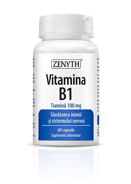 Vitamina b1 tiamina 100mg 60cps - Zenyth Pharmaceuticals
