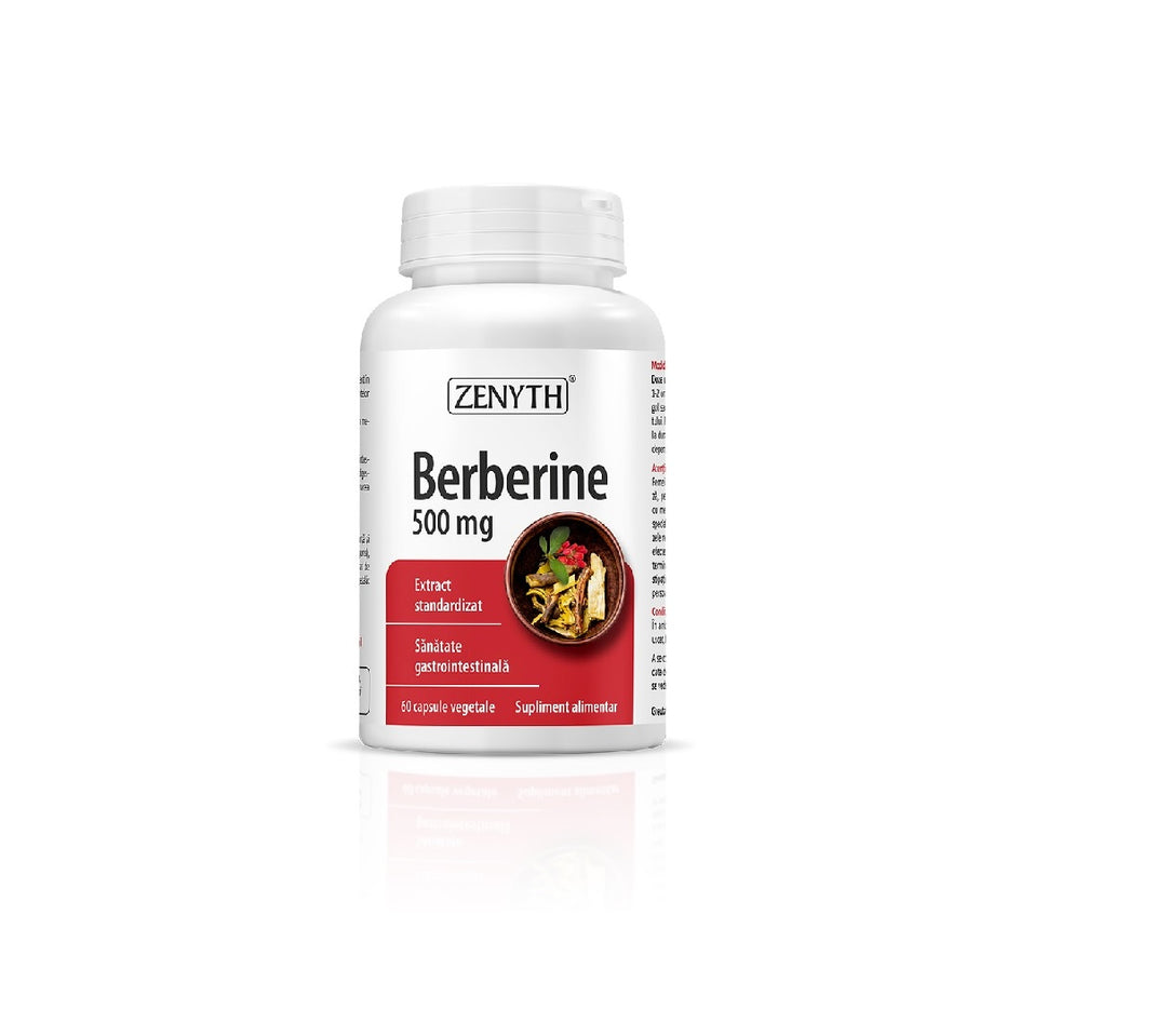 Berberine 500mg 60cps vegetale - Zenyth Pharmaceuticals