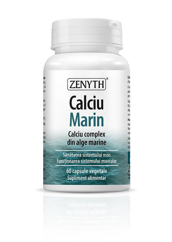 Calciu marin 60cps vegetale - Zenyth Pharmaceuticals